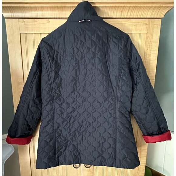 TOMMY HILFIGER Women's Size M Navy Blue 3-in-1 All Weather System Quilted Jacket - Picture 4 of 8
